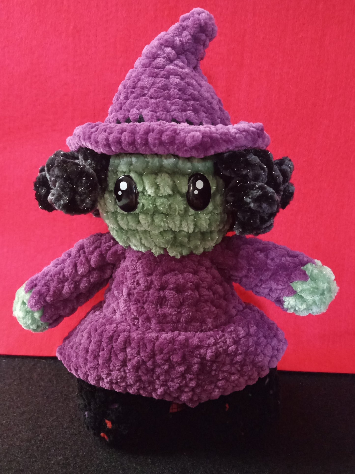 Crocheted Witch Plush