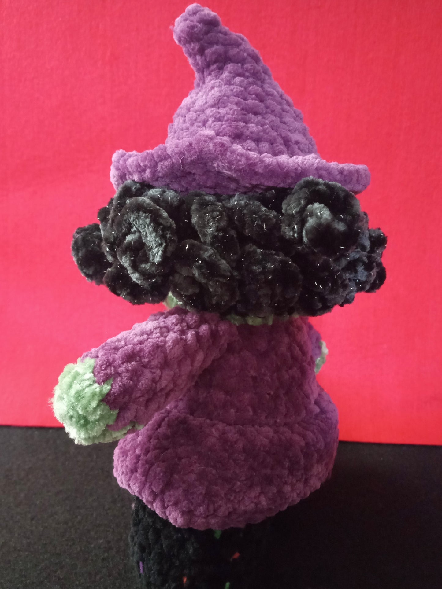 Crocheted Witch Plush