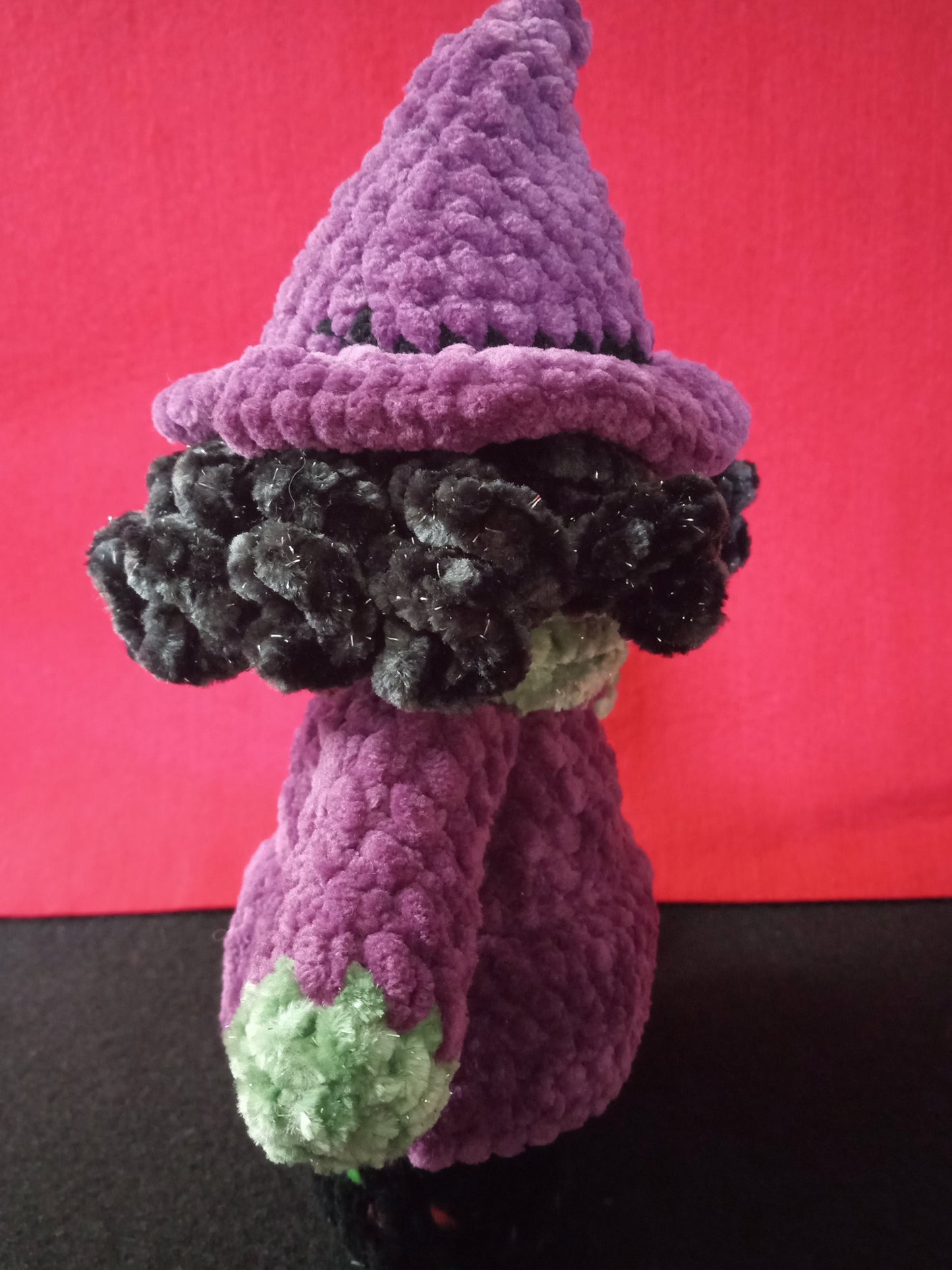 Crocheted Witch Plush