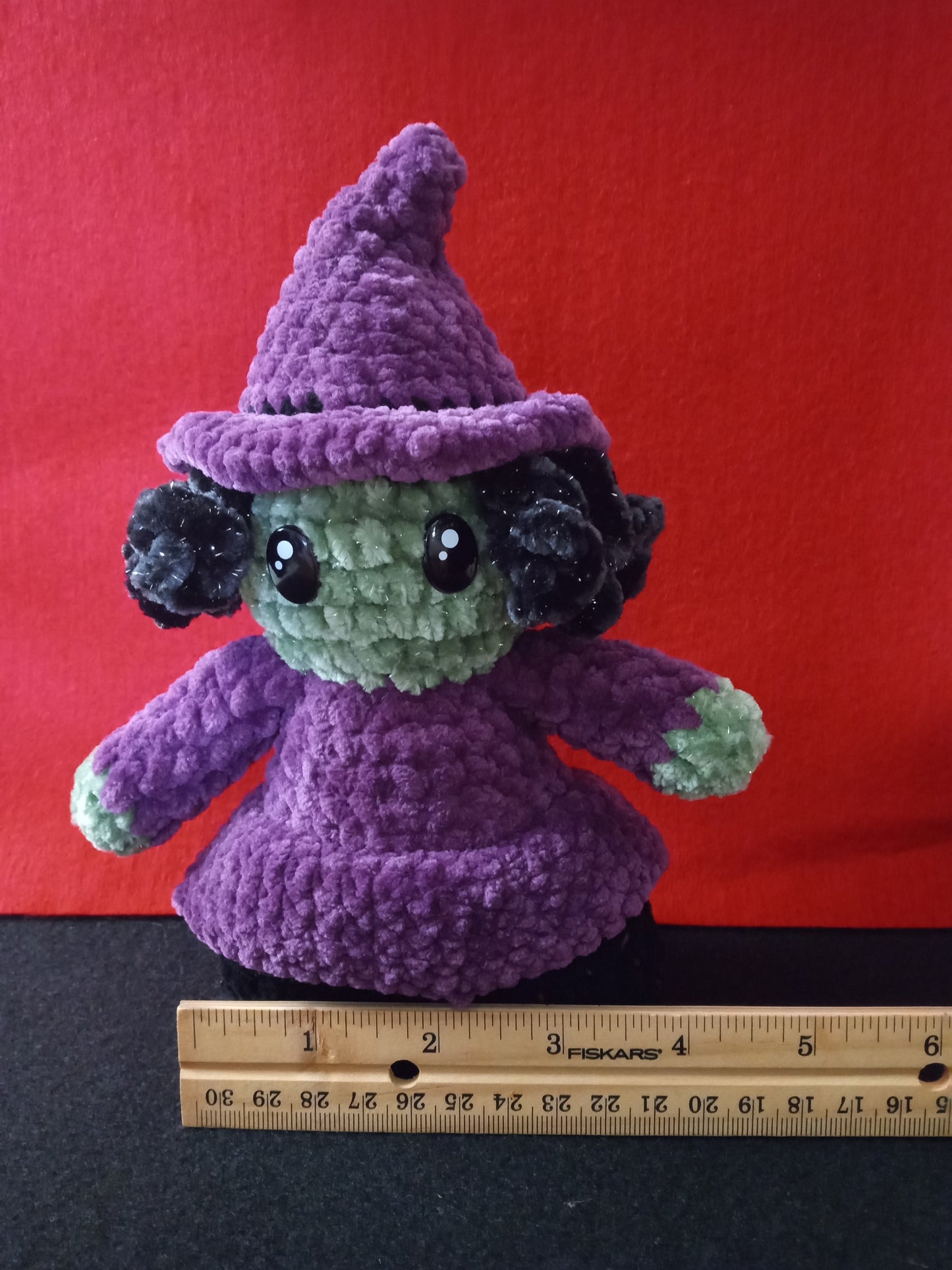 Crocheted Witch Plush
