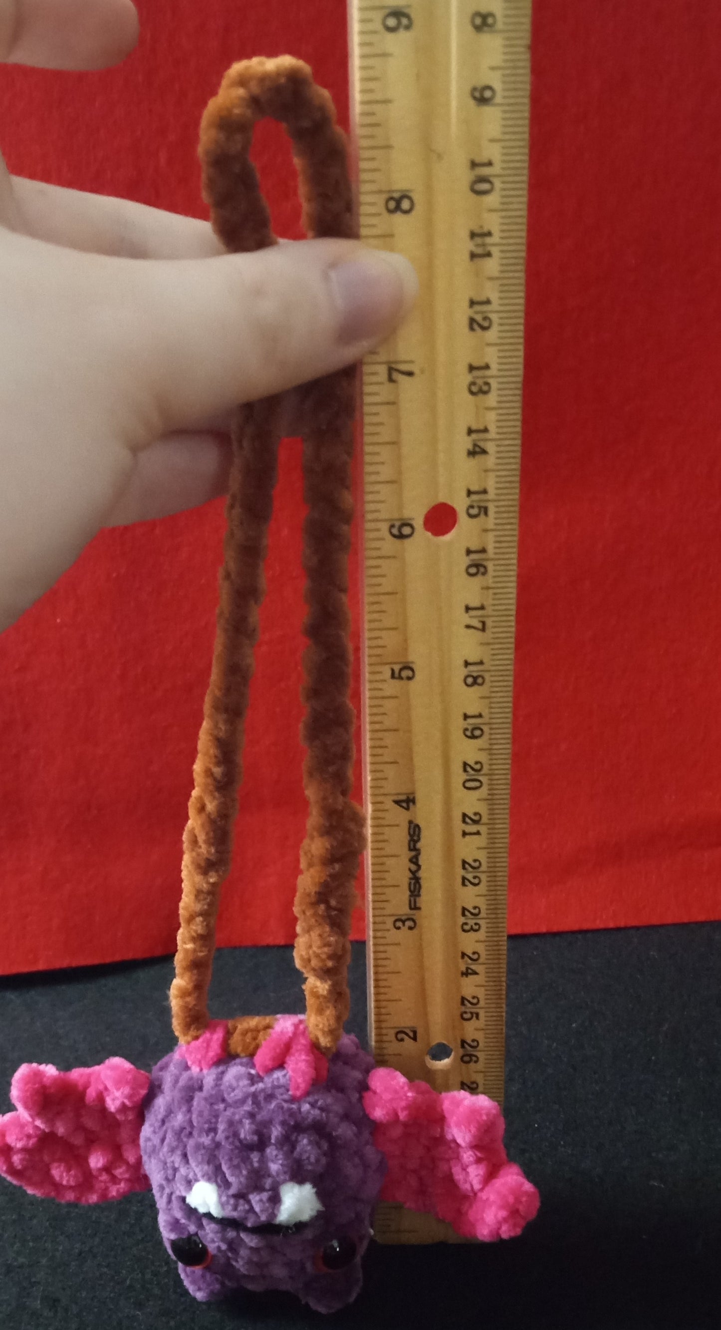 Crocheted Bat Car/Bag Hanger Charm