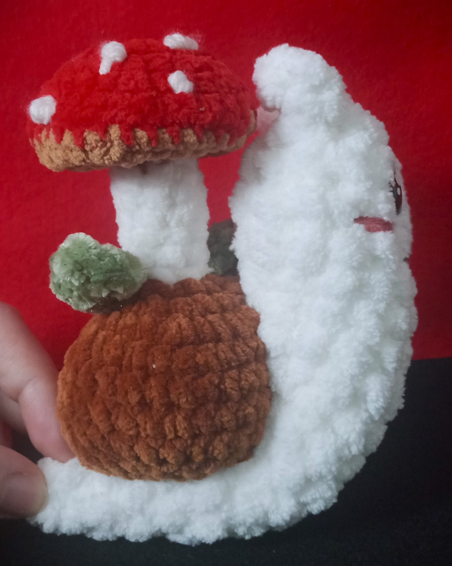 Shroombert the Mushroom Snail Plush